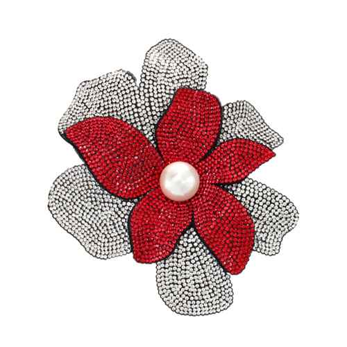 Fashion Flower Rhinestone Brooch #KP2165 - Multiple Colors (PC)