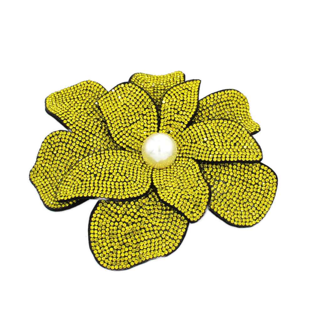 Fashion Flower Rhinestone Brooch #KP2165 - Multiple Colors (PC)