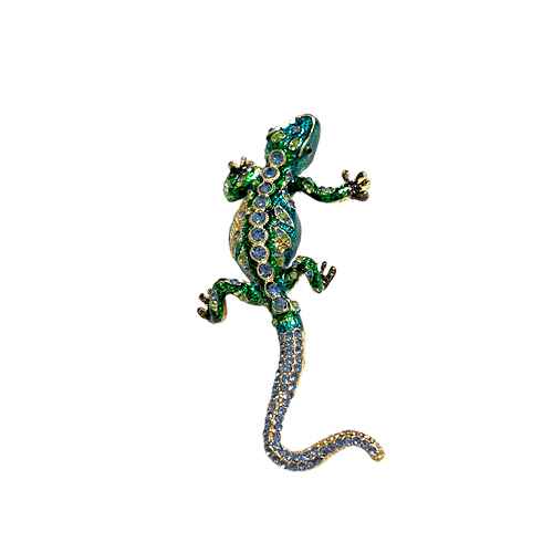 Fashion Rhinestone Lizard Brooch #KP2202 - Multiple Colors (PC)