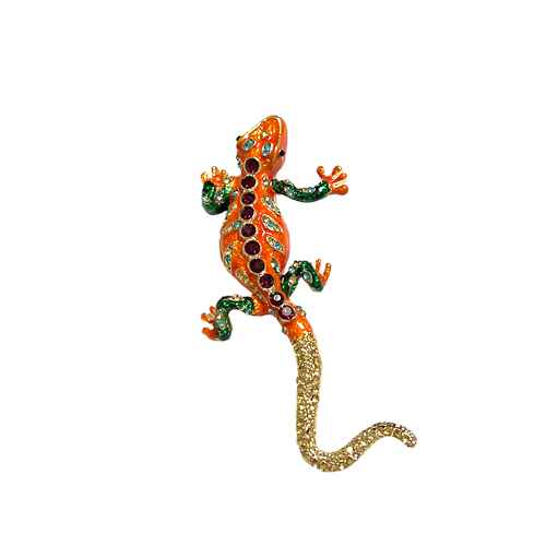 Fashion Rhinestone Lizard Brooch #KP2202 - Multiple Colors (PC)