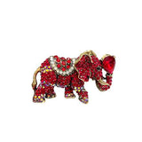 Fashion Rhinestone Elephant Brooch #KP2203 - Multiple Colors (PC)