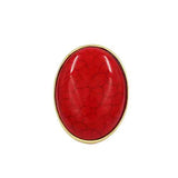Fashion Large Circle Stone Ring #KR2134 - Multiple Colors (PC)