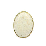 Fashion Large Circle Stone Ring #KR2134 - Multiple Colors (PC)