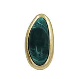 Fashion Oval Stone Statement Ring #KR2141 - Multiple Colors (PC)
