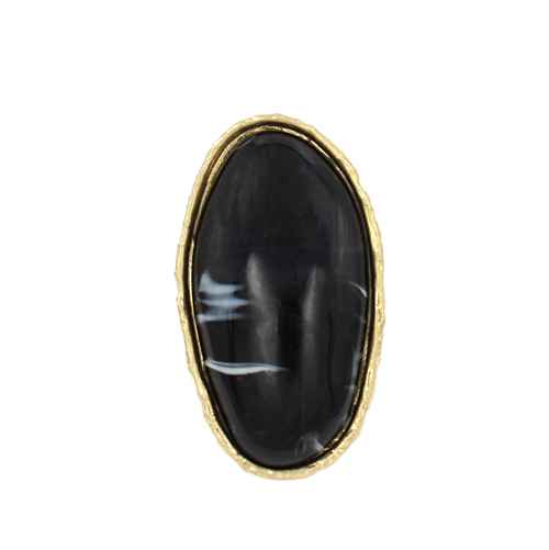 Fashion Large Marble Oval Ring #KR2186 - Multiple Colors (PC)