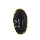 Fashion Large Marble Oval Ring #KR2186 - Multiple Colors (PC)