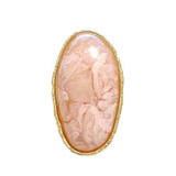 Fashion Large Marble Oval Ring #KR2186 - Multiple Colors (PC)