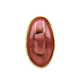 Fashion Large Marble Oval Ring #KR2186 - Multiple Colors (PC)