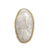 Fashion Large Marble Oval Ring #KR2186 - Multiple Colors (PC)