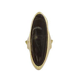 Fashion Large Oval Stone Ring #KR2187 - Multiple Colors (PC)