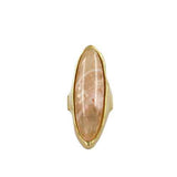 Fashion Large Oval Stone Ring #KR2187 - Multiple Colors (PC)