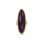 Fashion Large Oval Stone Ring #KR2187 - Multiple Colors (PC)