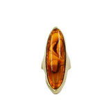 Fashion Large Oval Stone Ring #KR2187 - Multiple Colors (PC)