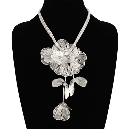 Fashion Statement Flower Necklace #KS2143 (PC)