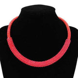Fashion Rhinestone Collar Necklace #KS2199 - Multiple Colors (PC)