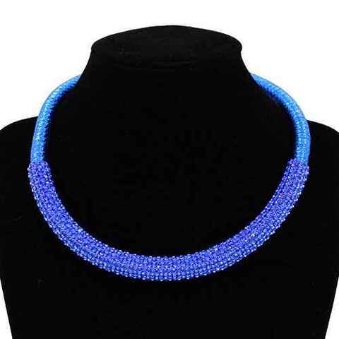 Fashion Rhinestone Collar Necklace #KS2199 - Multiple Colors (PC)