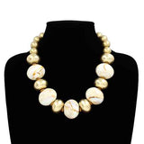Fashion Pearl Bead Necklace #KS2215 - Multiple Colors (PC)