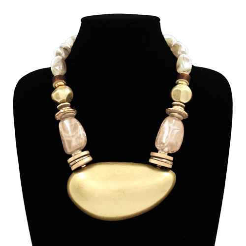 Fashion Chunky Statement Necklace #KS2236 - Multiple Colors (PC)