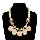 Fashion Beaded Statement Necklace #KS2253 - Multiple Colors (PC)