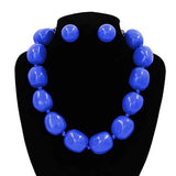 Fashion Large Bubble Bead Necklace Set #KS2265 - Multiple Colors (PC)