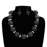 Fashion Bubble Bead Necklace Set #KS2273 - Multiple Colors (PC)