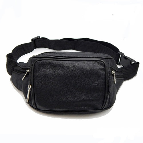 Fashion Double Zipper Fanny Pack #LA6170 - Multiple Colors (PC)