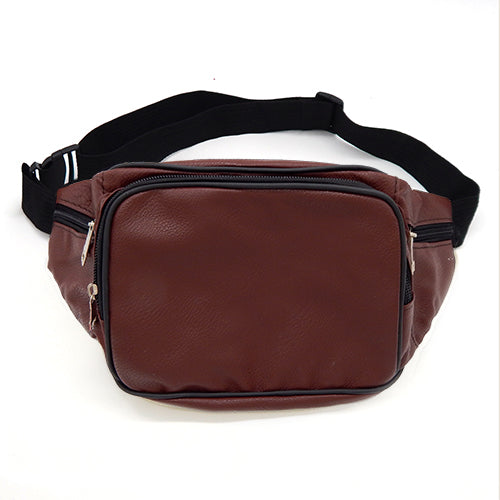 Fashion Double Zipper Fanny Pack #LA6170 - Multiple Colors (PC)