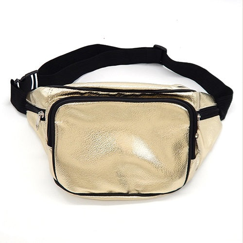 Fashion Double Zipper Fanny Pack #LA6170 - Multiple Colors (PC)
