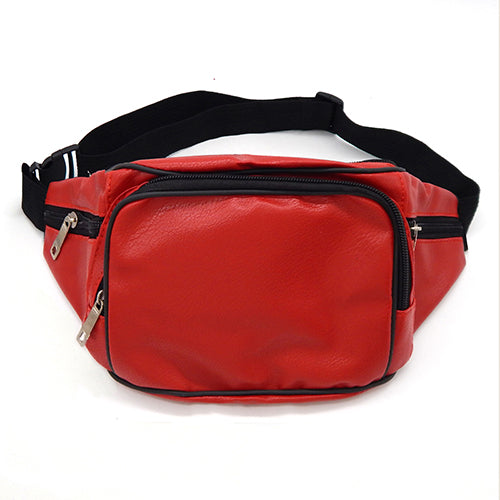 Fashion Double Zipper Fanny Pack #LA6170 - Multiple Colors (PC)