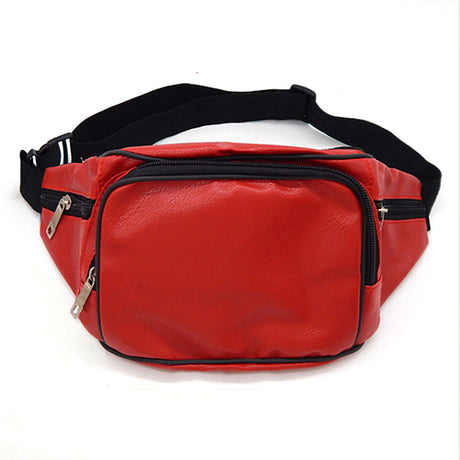 Fashion Double Zipper Fanny Pack #LA6170 - Multiple Colors (PC)