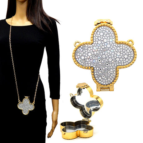 Fashion Mini Blinged Clover Clutch Bag #LA6225 - Multiple Colors (PC)