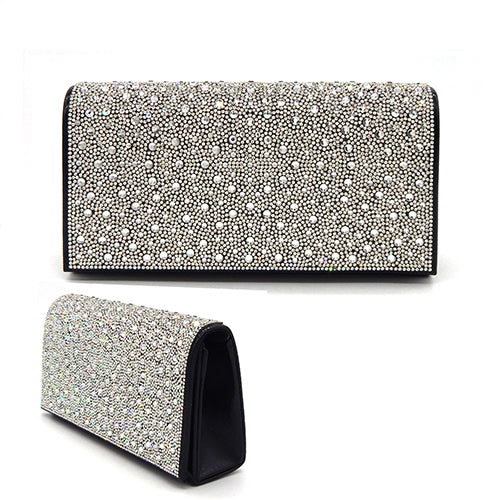 Fashion Evening Clutch Bag W/Stones #LA6232 - Multiple Colors (PC)