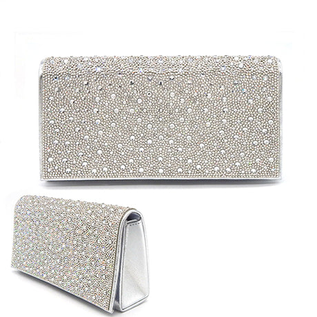 Fashion Evening Clutch Bag W/Stones #LA6232 - Multiple Colors (PC)