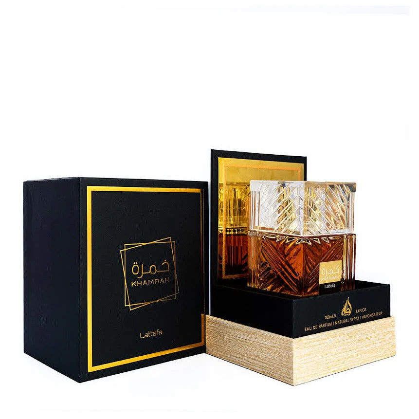 Luxury Full Size Eau De Parfum Spray 3.4 Oz #Lattafa Khamrah (PC)
