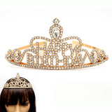 Fashion Rhinestone "Happy Birthday" Tiara #LD3081 - Multiple Colors (PC)