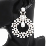 Fashion Pearl Dangle Earrings #LE3265 - Multiple Colors (PC)