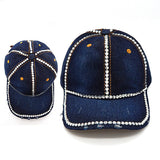 Fashion Denim Stone Hat #LH3459 - Multiple Colors (PC)