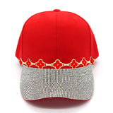 Fashion Rhinestone Cap W/Clovers #LH8452 - Multiple Colors (PC)