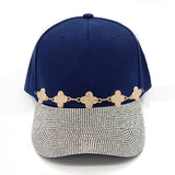 Fashion Rhinestone Cap W/Bling Clovers #LH8459 - Multiple Colors (PC)
