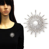 Fashion Radiant Pearl Sunburst Brooch #LM4000 - Multiple Colors (PC)