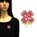 Fashion Four-Leaf Clover Brooch #LM4024 - Multiple Colors (PC)