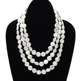 Fashion Short 3 Layer Pearl Necklace #LN3336 - Multiple Colors (PC)