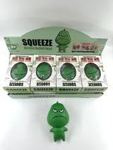 Large Green Face Squish Toy #LSQ-GRN (8PC)