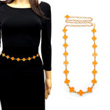 Fashion Clover Chain Link Belt #LT3024 - Multiple Colors (PC)