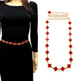 Fashion Clover Chain Link Belt #LT3024 - Multiple Colors (PC)