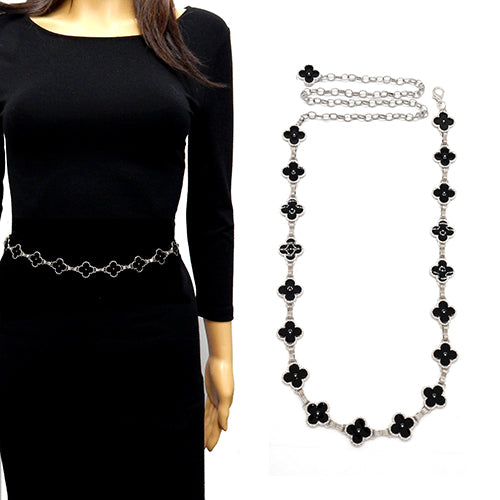 Fashion Clover Chain Link Belt #LT3024 - Multiple Colors (PC)