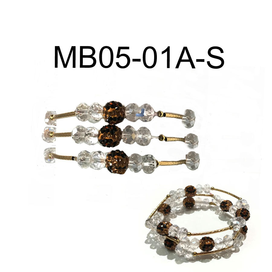 Bead Bracelet #MB05 - Multiple Colors (PC)