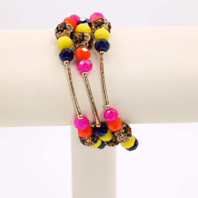 Bead Bracelet #MB05 - Multiple Colors (PC)