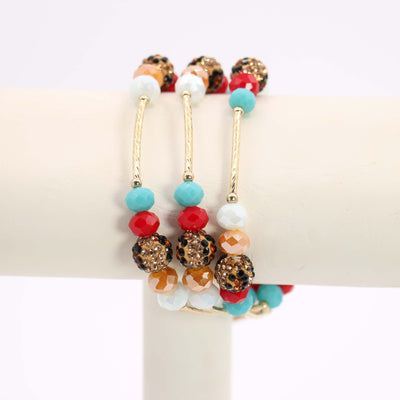 Bead Bracelet #MB05 - Multiple Colors (PC)