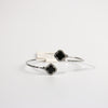 Design Clover Rhinestone Bracelet #MB1584 - Multiple Colors (PC)